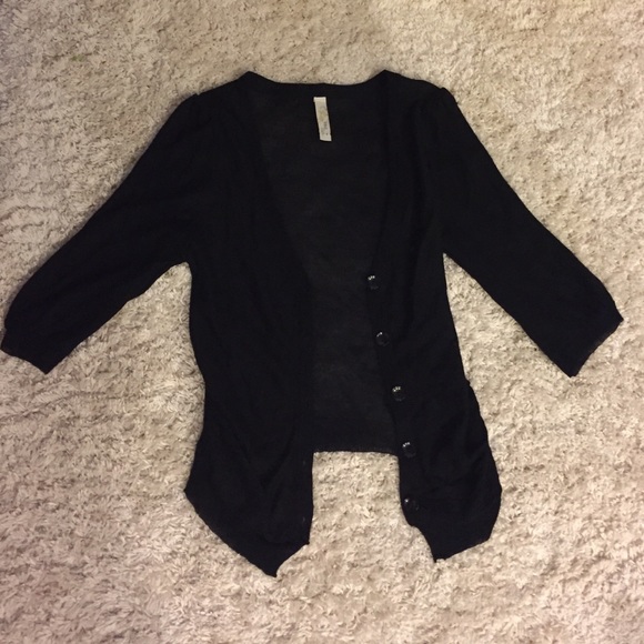NWOT Thin All Black Cardigan!