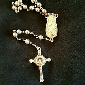 Embellished Rosary Necklace
