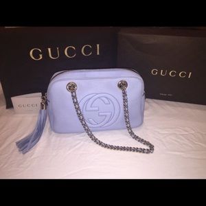 Gucci bag beautiful baby blue