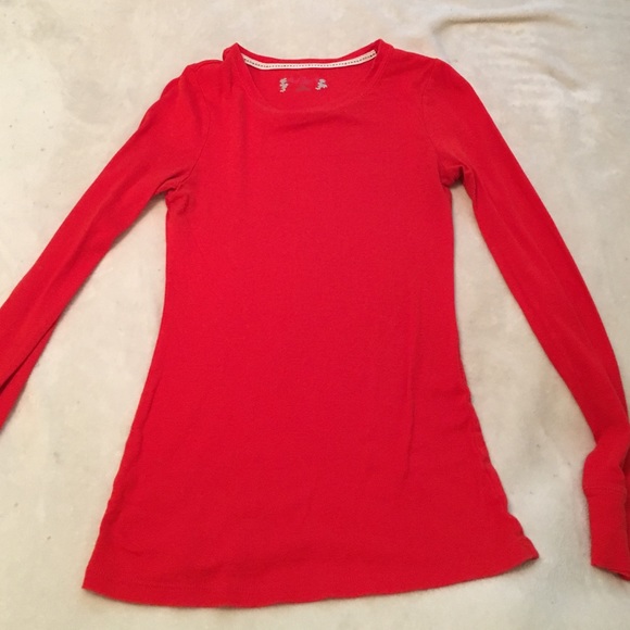 Long sleeve red shirt small