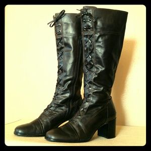 Black Leather Boots
