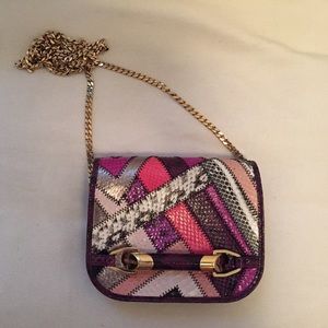 Jimmy Choo snakeskin Zadie bag