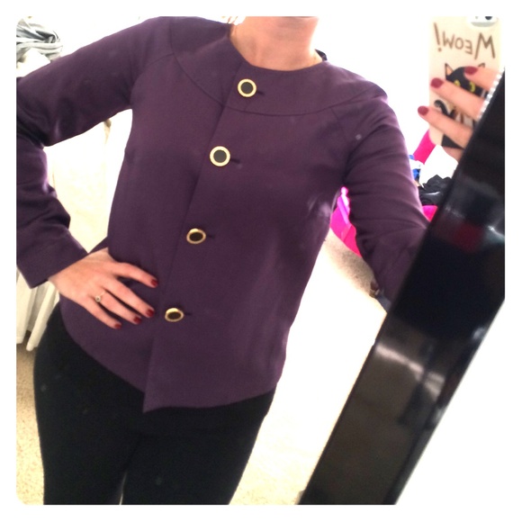 Tory Burch Sample Silk Jacket, Size 6