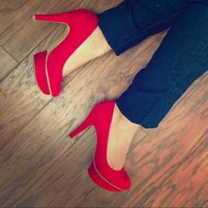Platform Red Heels
