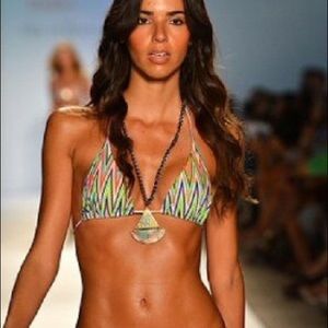 L Space Skinnie Minnie Top in Multi Zig Zag