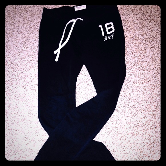 abercrombie anf fitch skinny sweatpants