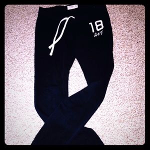 abercrombie anf fitch skinny sweatpants