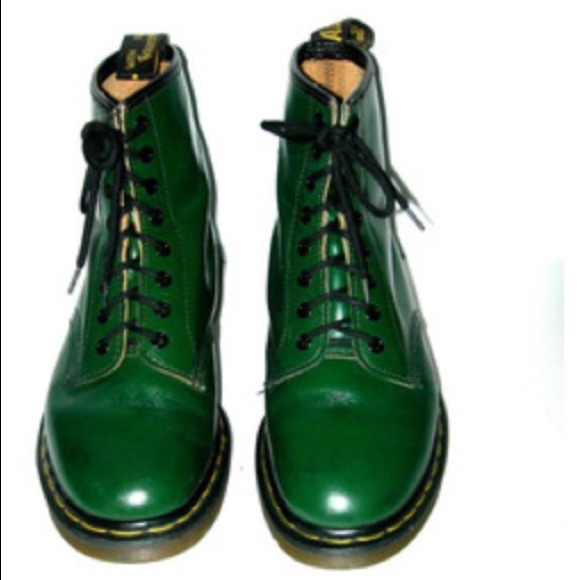 emerald green doc martens