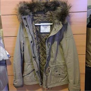 SOLD!!! BNWT A&F Parka jacket