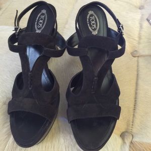 👡👡Tod's high heel sandal.  NEVER WORN size 40.