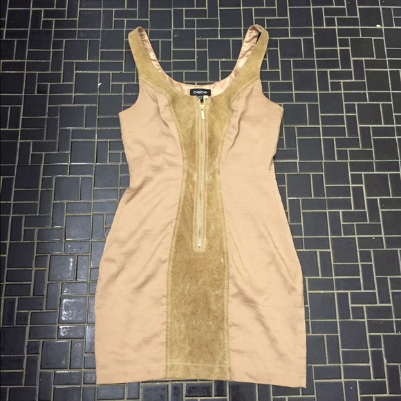 Beige Bebe dress