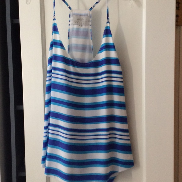 Nautical stripe tank