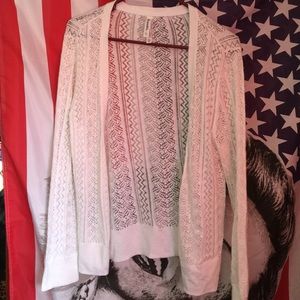 White see through sweater, never worn