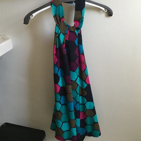Trina Turk beehive halter top