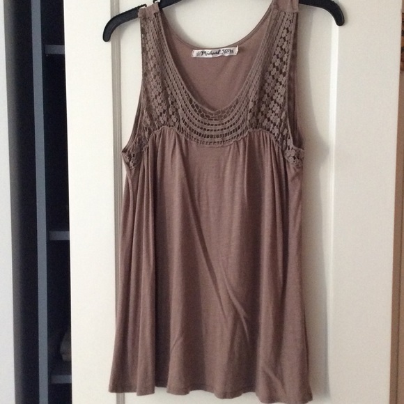 Cotton lace top tank