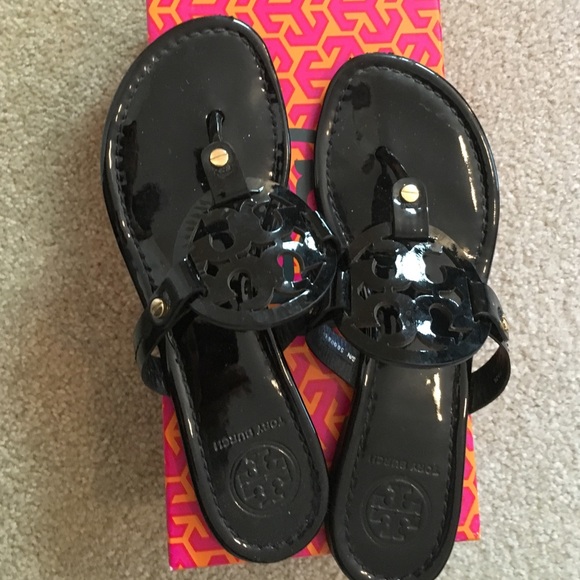 Tory Burch Miller Patent Leather Sandals