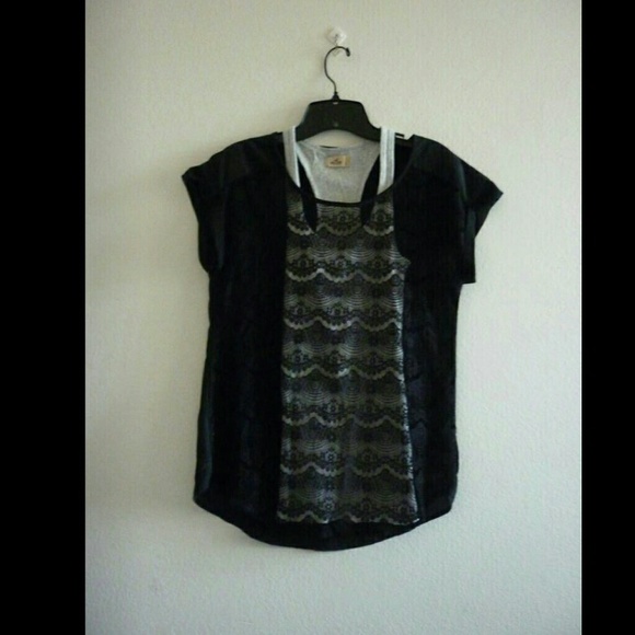EXPRESS 3rd gen rolled sleeve tee