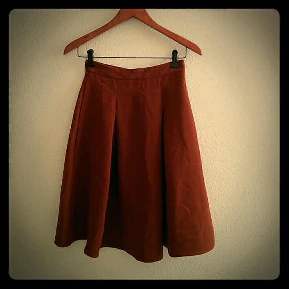 Orange skirt