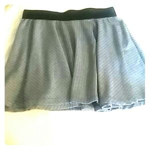 XL cute gray short skirt