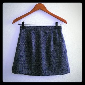 Grey mini skirt