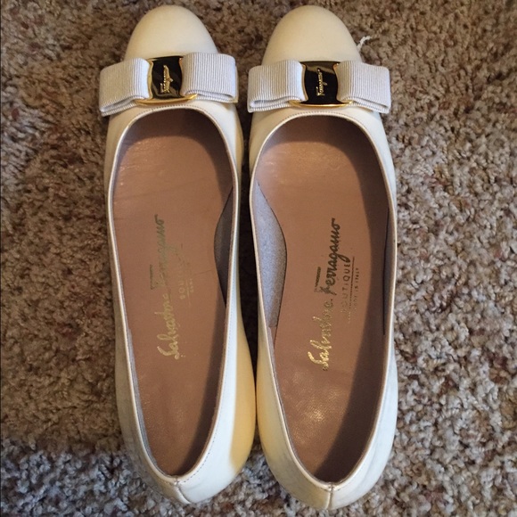 Salvatore Ferragamo flat shoes.