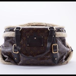 Limited edition authentic shearling Louis Vuitton