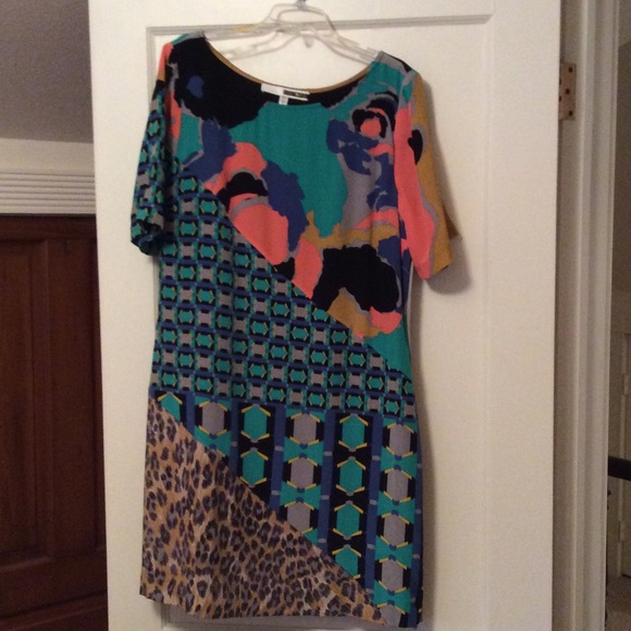Multi print dress