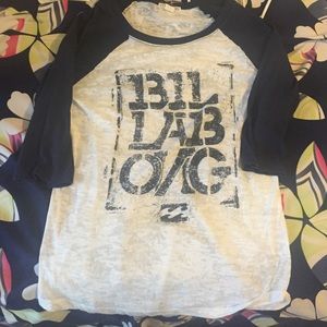 Billabong baseball tee