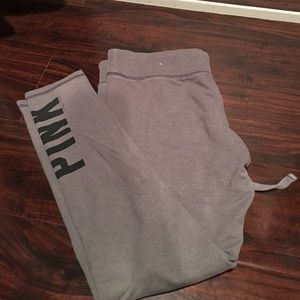 Victoria's Secret pink gray sweatpants