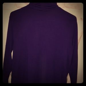 Plum Turtleneck Shirt