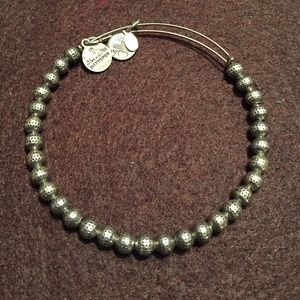 Alex & Ani silver beaded bangle