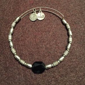 Alex & Ani silver beaded bangle