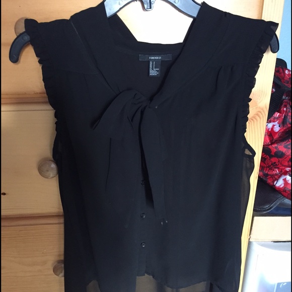 Forever 21 sheer blouse