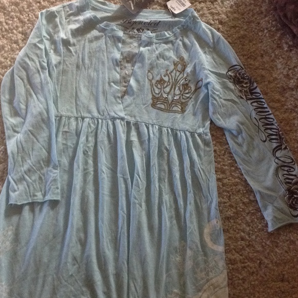 Bejeweled casual top/ cover