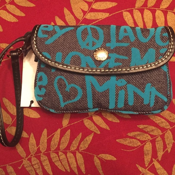 Dooney & Bourke denim wallet/purselet
