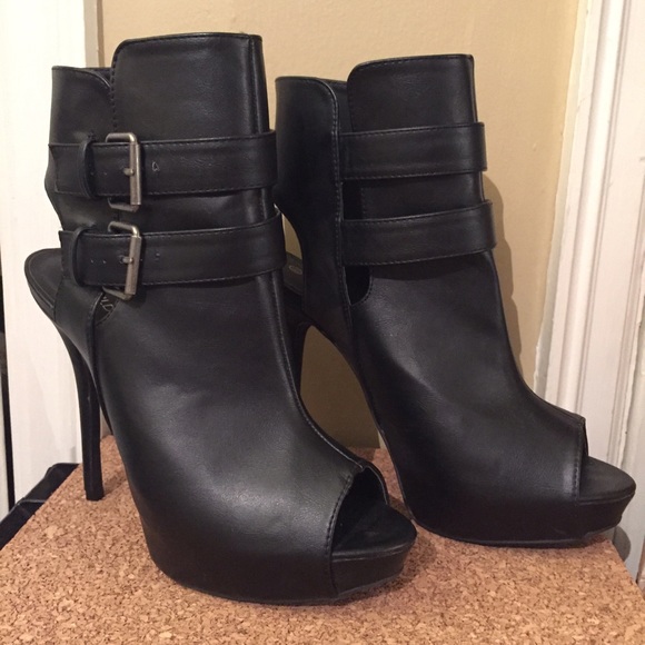 Killer Black Bootie Stilettos