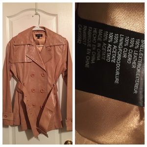 SALE🎀 Bebe trench/ pea coat 100% genuine leather