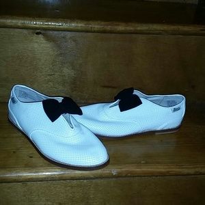 Bass by Rachel Antoinette perforated Oxford.