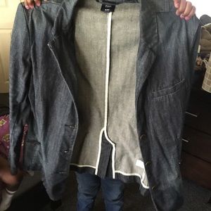 Denim blazer