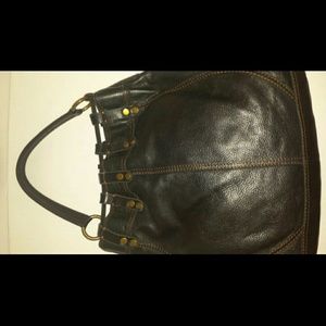 Lucky Brand black leather handbag