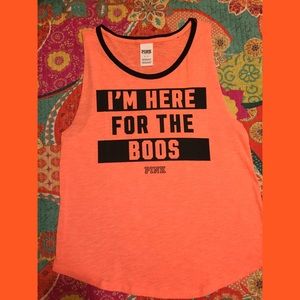Victoria's Secret PINK I'm Here for the Boos tank