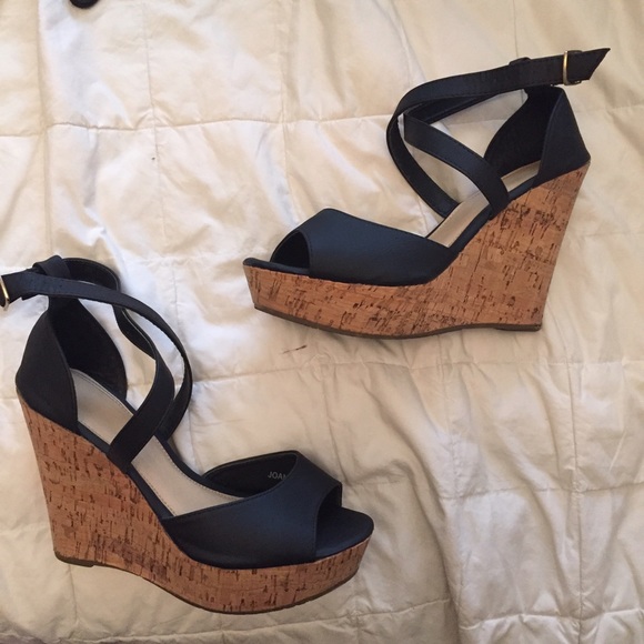 Shoes - ONE DAY SALE!! Black wedges