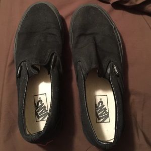 Vans slip on sneakers