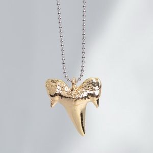Gold Shark Tooth Necklace