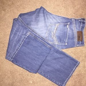 BKE BOOTCUT MENS JEANS LIGHT DENIM SIZE 34 regular