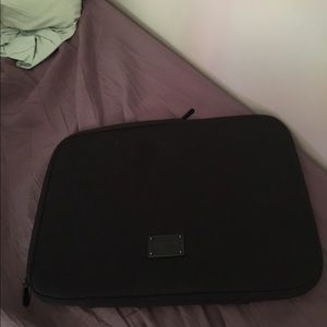 Black Michael Kors laptop sleeve