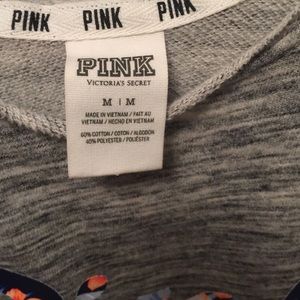 Victoria's Secret PINK gray tropical sweater