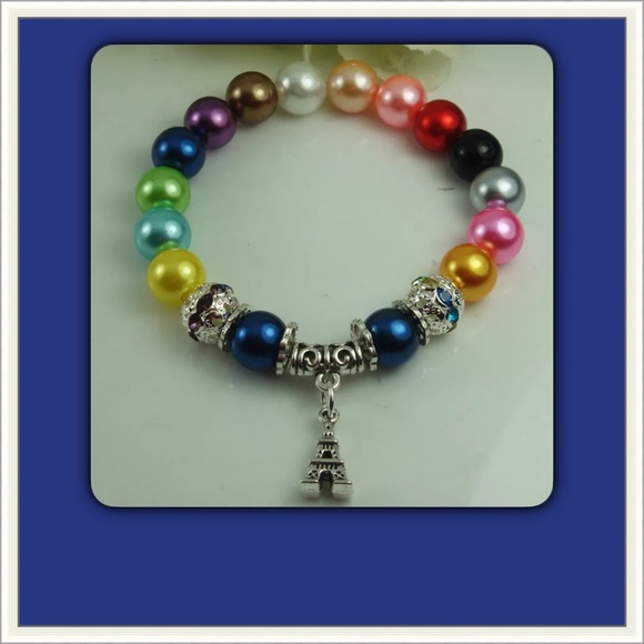 Eiffel Tower Charm Bracelet NEW💙