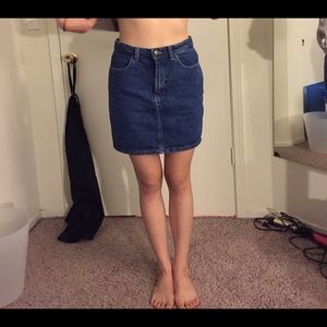 AA denim skirt