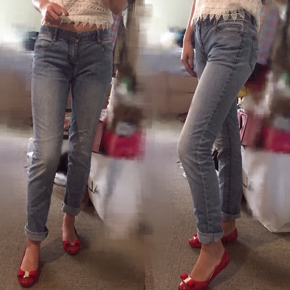 Straight denim